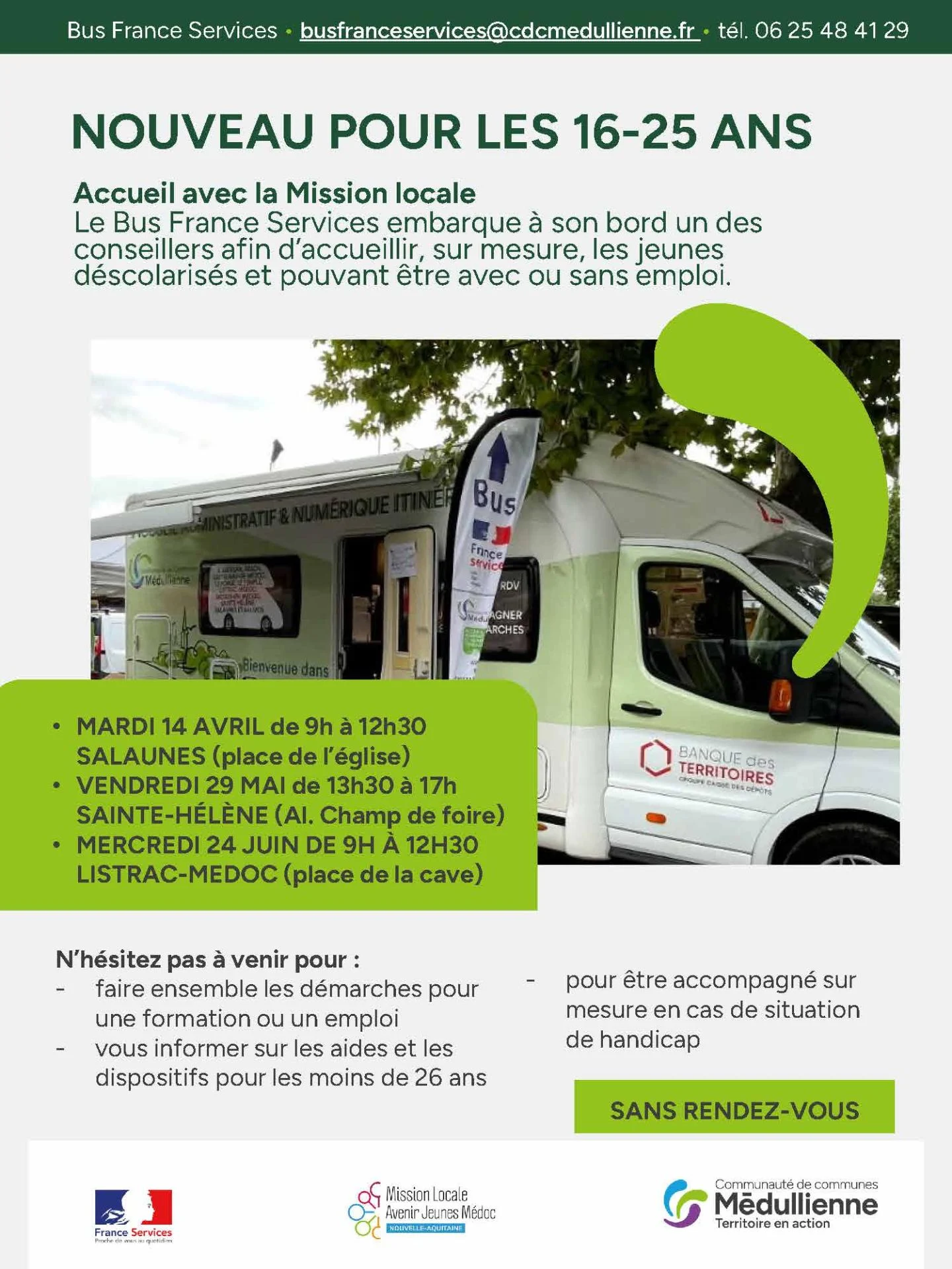 Aff annonce permanences mission locale avec bfs cdcmedullienne avril 2026