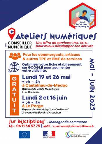 Aff at numeriques pour les entreprises mai et juin