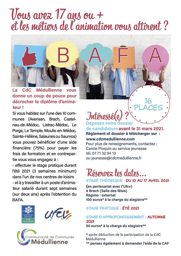 Affiche coup de pouce pour le bafa de la cdc m dullienne1024 1