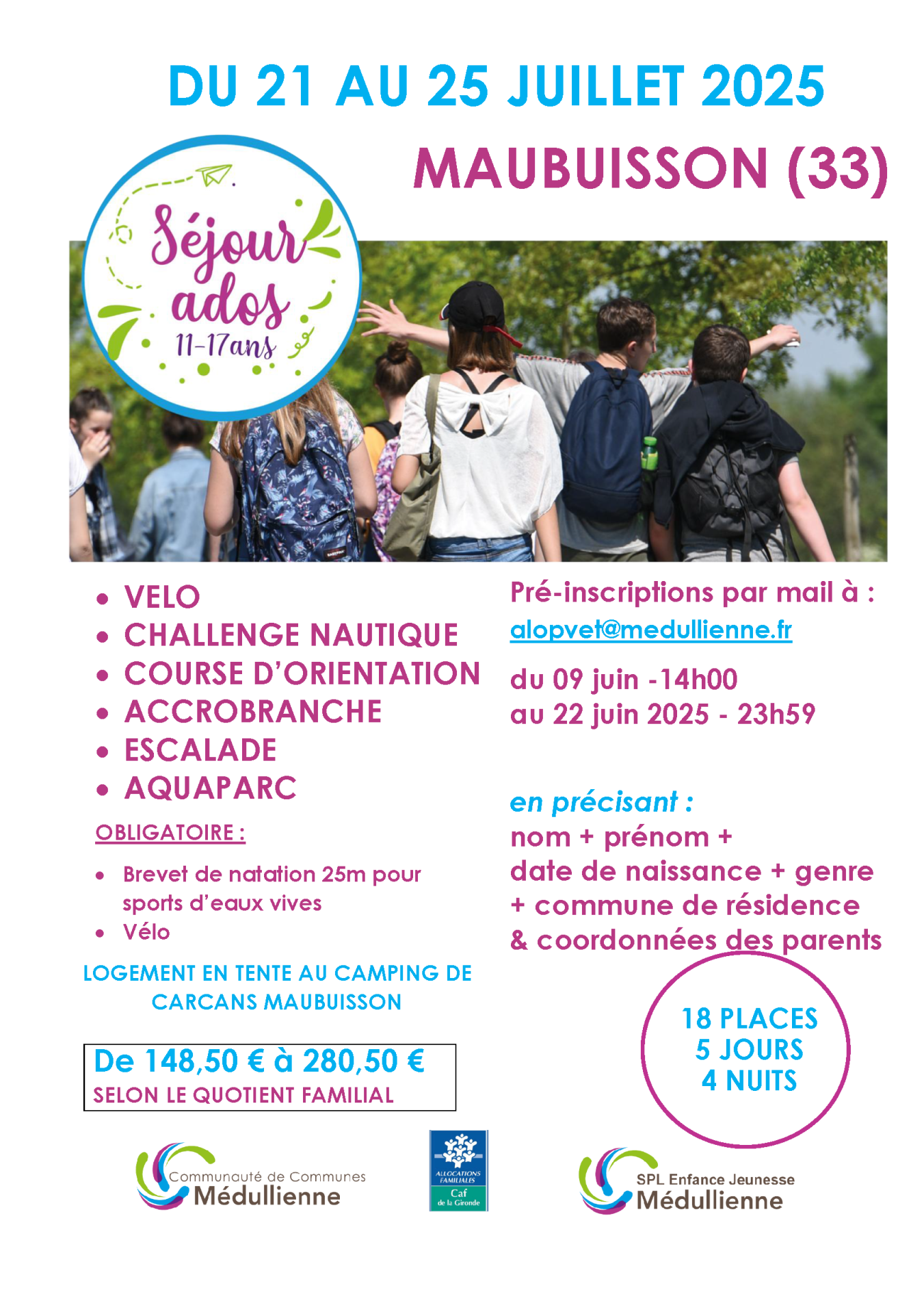 Affiche sejour ete 2025 ok